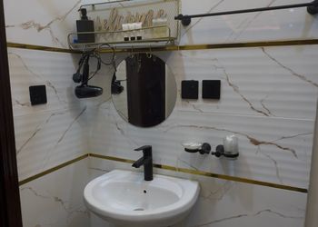 شقة بغرفة معيشة وغرفة نوم 