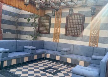 استراحة بمسطح اخضر ومجالس