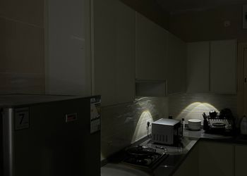 شقة بغرفة معيشة وغرفتين نوم 