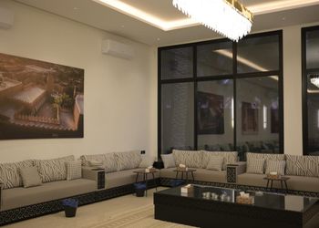 مزرعة بمناظر خلابة وجلسة خارجية 
