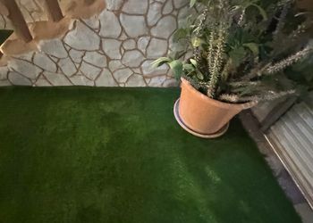 شقة بغرفة نوم وصالة وجلسة خارجية