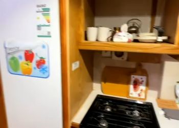 كرفان بجلسة خارجية وأجواء ممتعة
