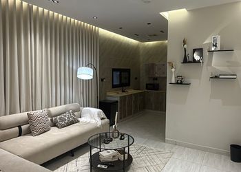شقة أنيقة بصالة وغرفة نوم