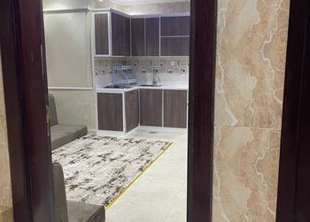 شقة بغرفة معيشة وغرفة نوم 