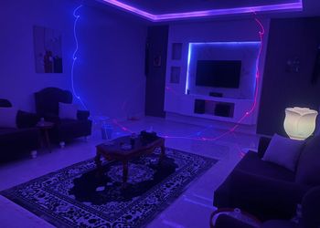 شقة بصالة وغرفتين نوم