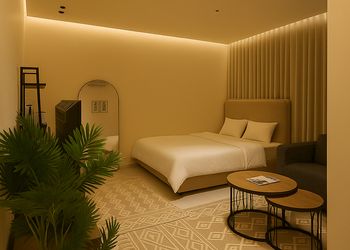 استديو بسرير ماستر وجلسة جانبية