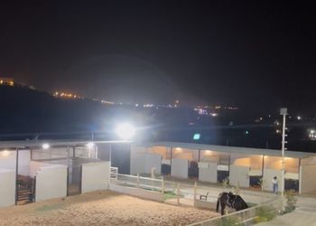 استراحة باسطبل خيل وصالة جلوس