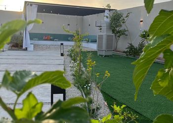 شالية بجلسة خارجية واجواء ممتعة 