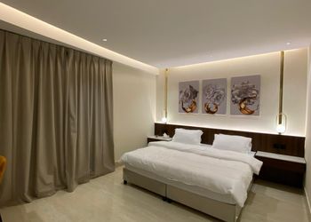 شقه مودرن بغرفتين نوم وبلكونه