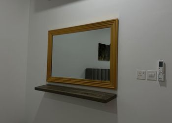 شقة بغرفتين وصاله بتصميم هادئ