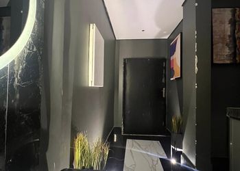 شقة بغرفة معيشة وغرفة نوم 