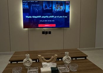 شقة بصالة أنيقة ودخول ذاتي 
