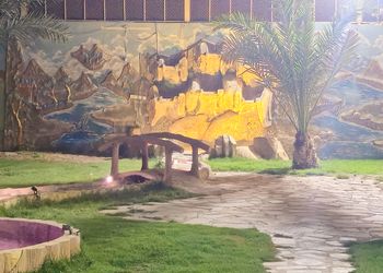 استراحة بملعب كرة طائرة