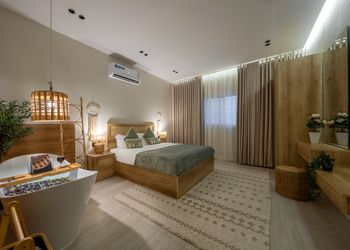 شقة بتصميم بوهيمي ودخول ذاتي