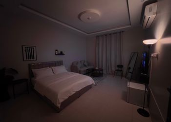 استديو بتصميم أنيق ودخول ذاتي
