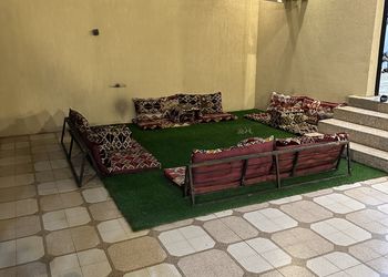 استراحة بجلسة خارجية وغرفتين نوم