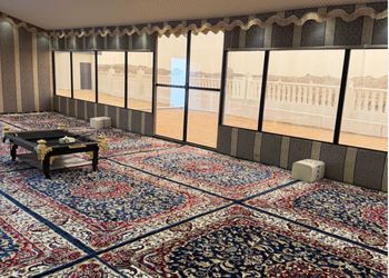 استرحة بمجلس شعبي وملحق خارجي 
