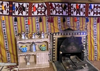 استراحة بجلسة خارجية وخيمة