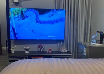استديو بسرير فردي وجلسة