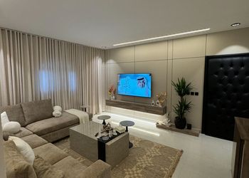 شقة بصالة وغرفة نوم بتصميم انيق