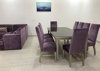 شاليه بألعاب مائية وجلسة خارجية