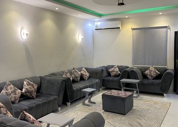 شاليه بمسطح اخضر