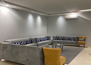 شاليه بمسطح اخضر وركن شواء