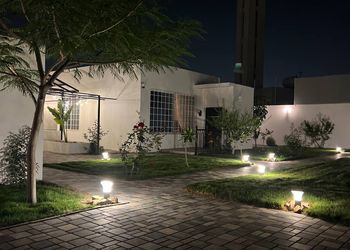 شاليه بإطلالة على حديقة