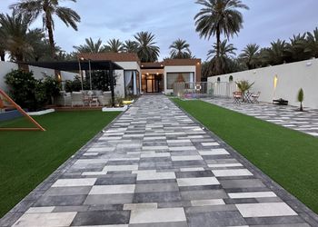 شاليه بإطلالة على الحديقة