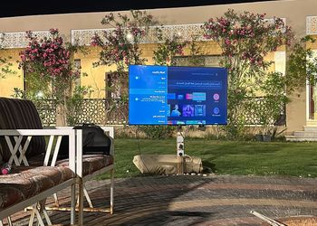 استراحة بجلسة خارجية واجواء ممتعة