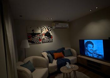 استديو بسرير ماستر وجلسة جانبية