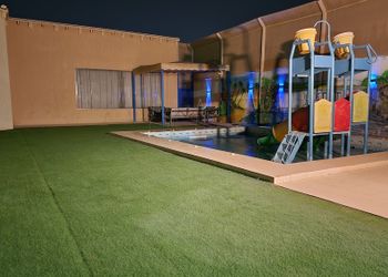 شاليه بألعاب مائية ومسبح
