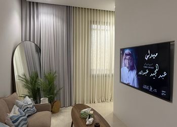 استديو بسرير مريح وتصميم هادئ 