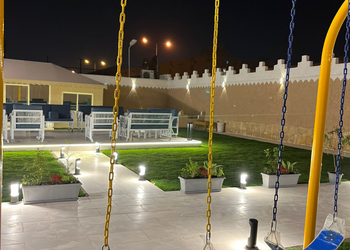 استراحة بمسطح اخضر