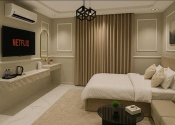 استديو بتصميم أنيق ودخول ذاتي