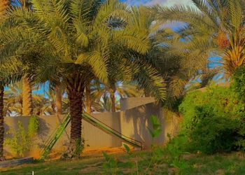 استراحة بمسطح اخضر وجلسه خارجيه