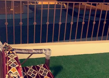استراحة بمسطح اخضر وإطلالة
