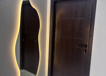 شقة بغرفة معيشة وغرفة نوم 