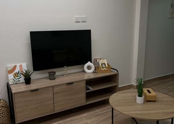 شقة بغرفتين نوم وتصميم أنيق 