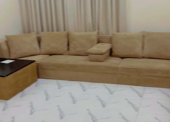 شقة بصالة وغرفتين نوم 