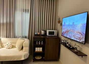 استديو بتصميم انيق ودخول ذاتي 