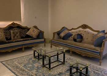 شقة بصالة وغرف نوم