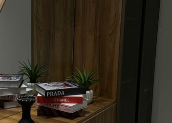شقة بصالة وغرفة نوم وبأثاث مريح