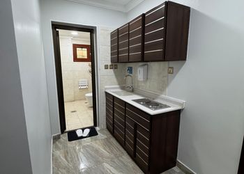 شقة بغرفة معيشة وغرفة نوم 