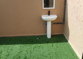 شقة بغرفة معيشة وغرفة نوم 