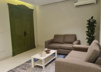 شقة بصالة وغرفة نوم دخول ذاتي 