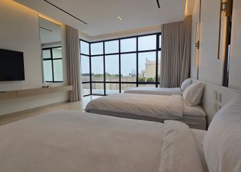 شاليه ومسبح والعاب مائيه بتدفئة
