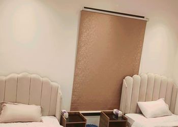 شقة بغرفتين نوم وصالة 