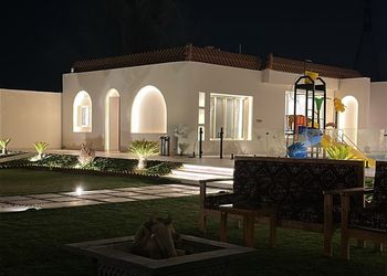 شاليه بصاله انيقة وجلسة خارجية