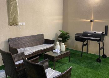 شاليه بجلسة و ركن شواء 
